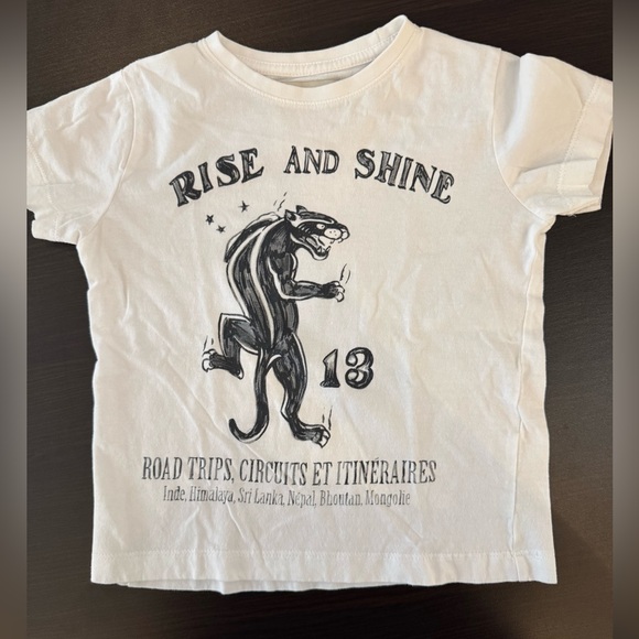 Zara White T-Shirt and Denim Shorts - Picture 5 of 8